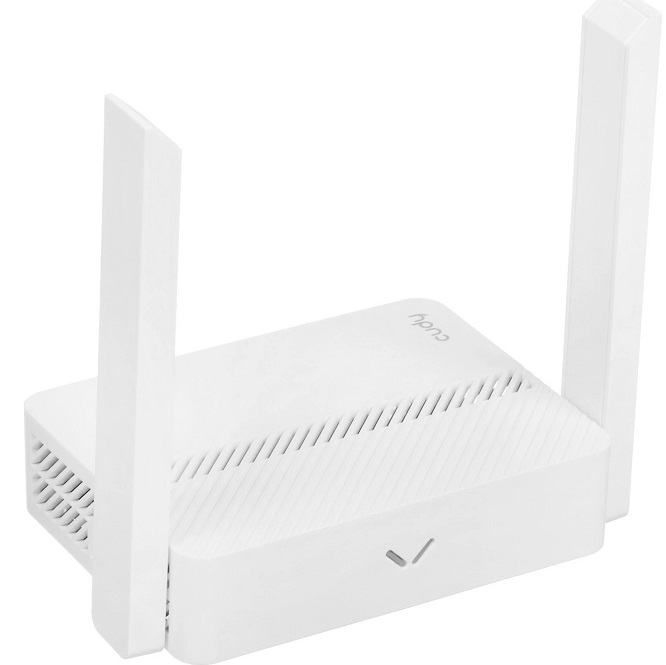 Роутер WiFi CUDY WR300 N300 10/100BASE-TX/ белый