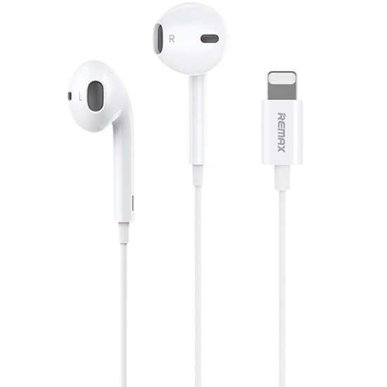 Наушники REMAX RM-702i, белый, Lightning
