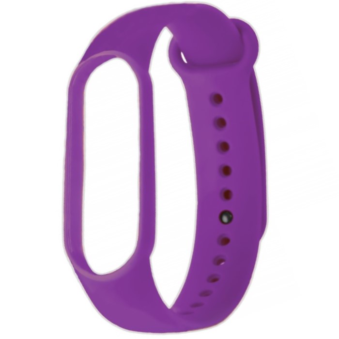 Силиконовый ремешок ISA для Mi Band 7 silicon loop dark purple #10