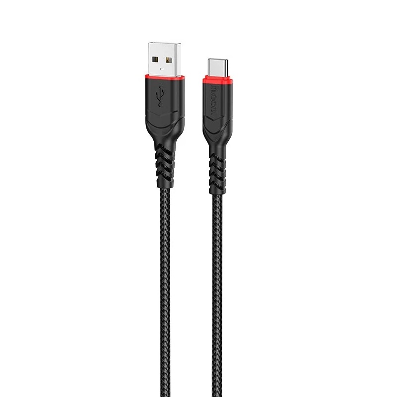 Кабель Lightning <--> Type-C  3.0м HOCO X59 Victory, черный, PD 27Вт