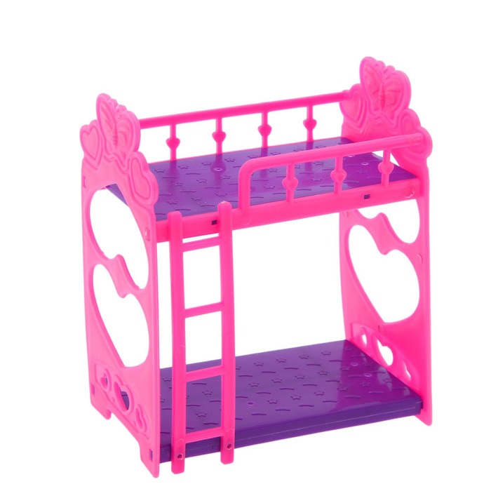 Кроватка для кукол двухъярусная «Малышка»