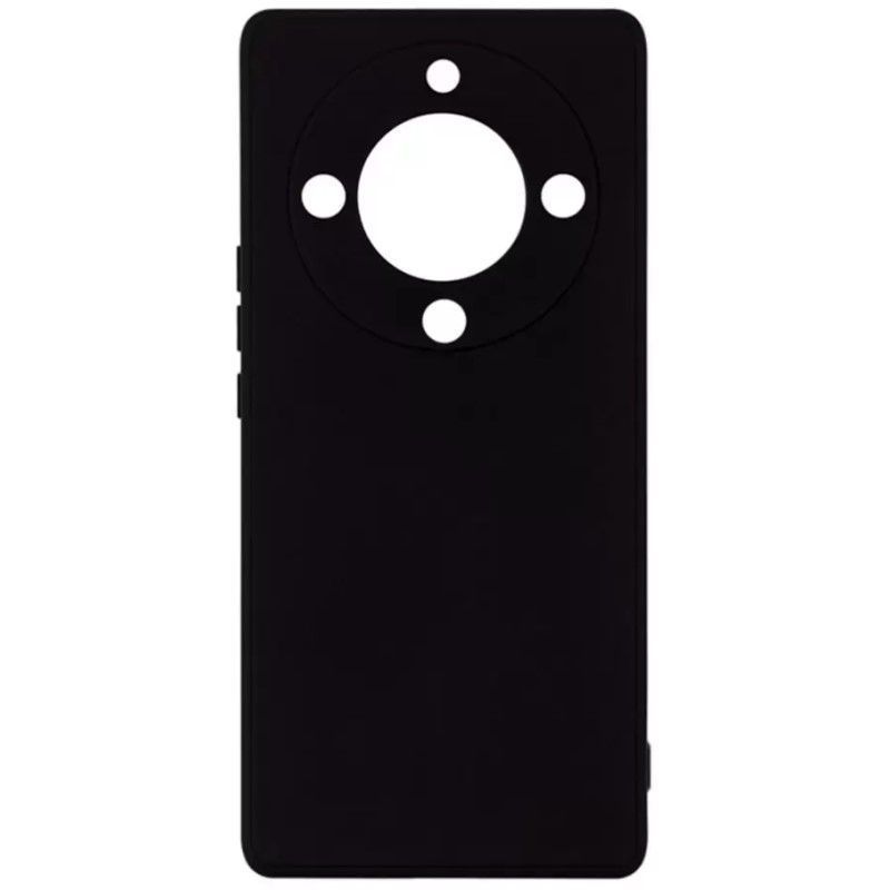 Задняя накладка ZIBELINO Soft Matte для Honor X8 4G (черный) с микрофиброй