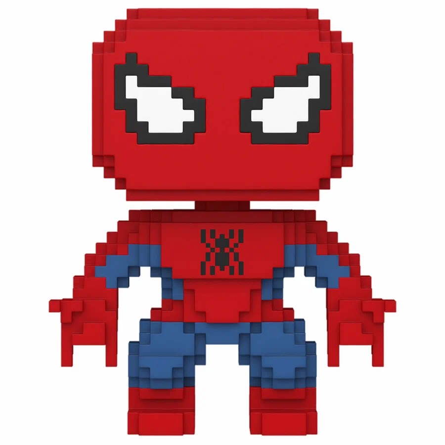 Фигурка Funko POP! 8-Bit Bobble Marvel Spider-Man (Exc) (1387) 82111