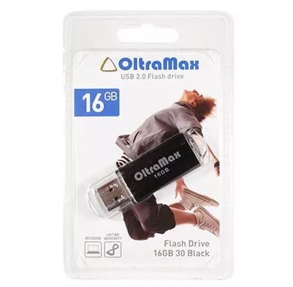 USB 16Gb OltraMax Drive 30 Black