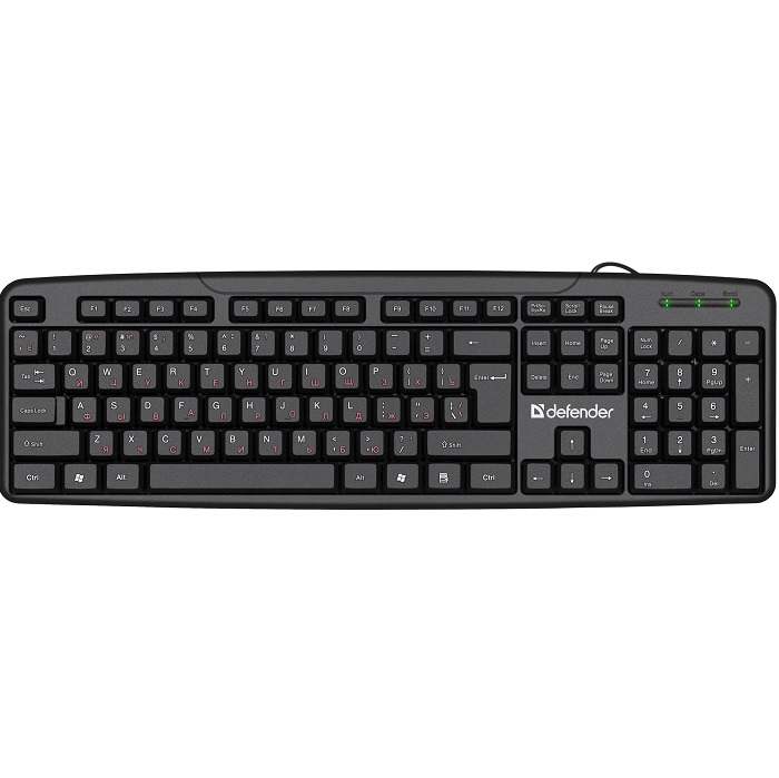 Клавиатура DEFENDER Astra HB-588 RU черный