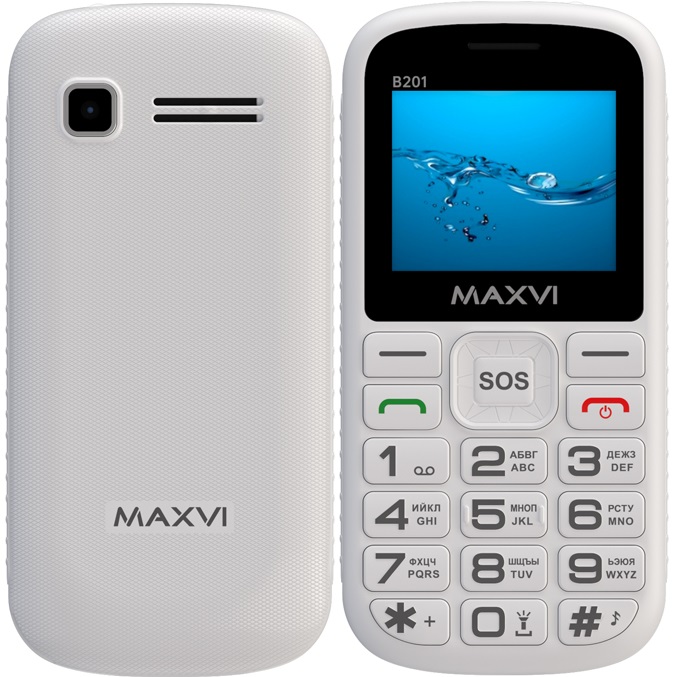 Телефон MAXVI B201 white