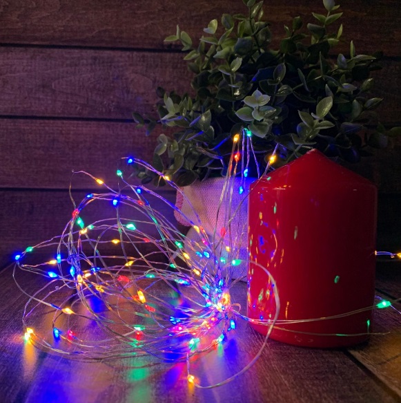 Гирлянда светодиодная ULD-S1000-100/DTA/RC RGB IP44 10м. 100 светодиодов. RGB UL-00007180