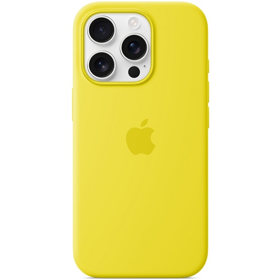 Силиконовый чехол SILICONE CASE MagSafe для iPhone 16 Pro Star Fruit  (+ анимация NFC Clear) c LOGO
