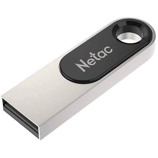 USB 64Gb Netac U278 чёрный/серебро