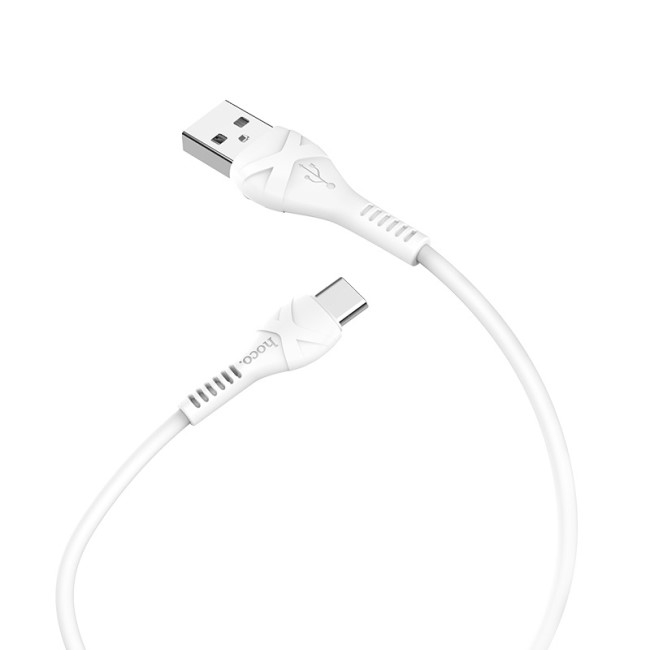 Кабель USB <--> Type-C  1.0м HOCO X37 Cool power белый