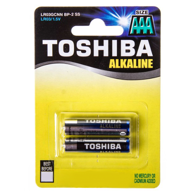 Элемент питания TOSHIBA LR03 BL-2 (2/24/288)