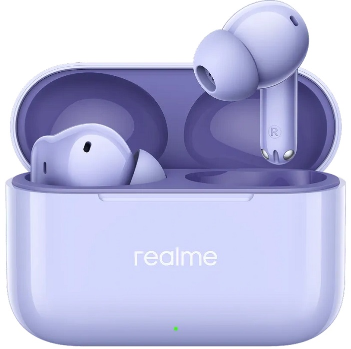 Наушники Realme Buds T200 фиолетовый(6941764462083)