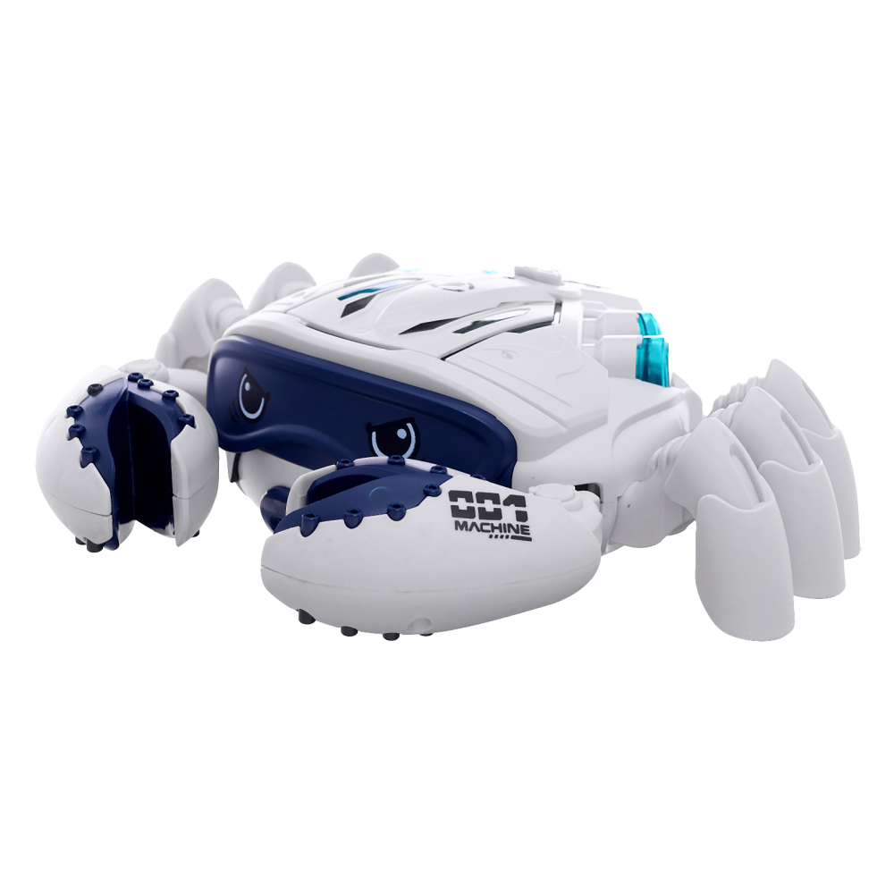 Животное «Шустрый краб» WOOW TOYS световые, звуковые, цвет белый 10548631