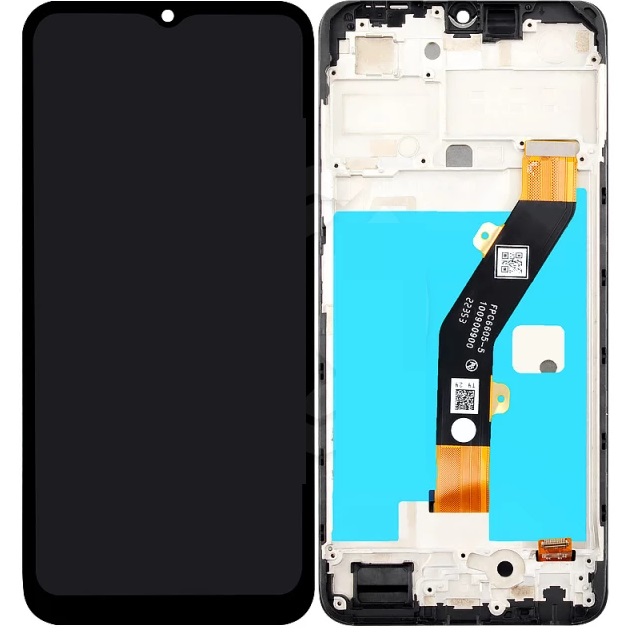 Дисплей для Tecno Spark 10C в рамке +тачскрин  (черн) 100%
