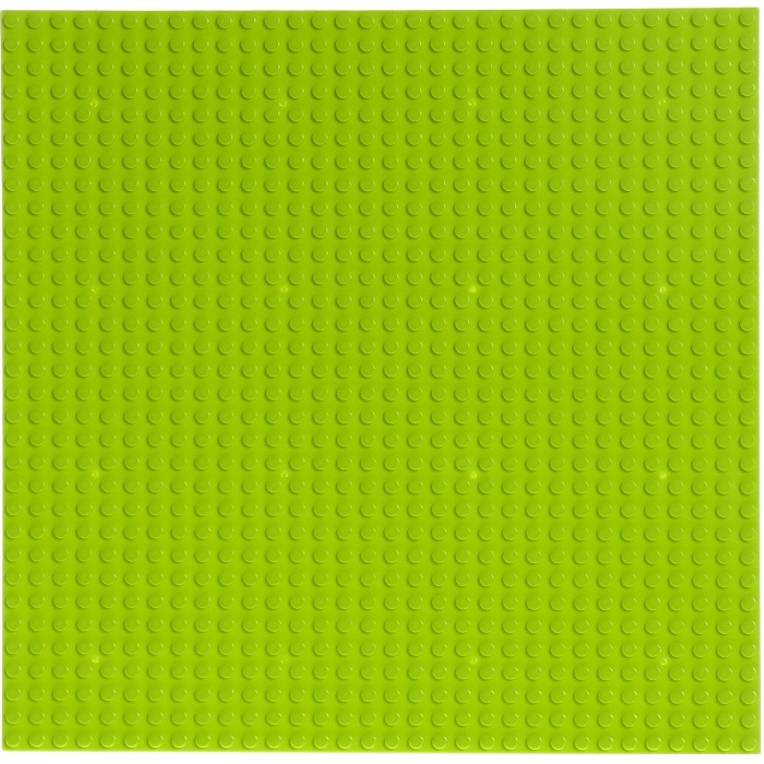 Пластина-основание для конструктора, 25,5 × 25,5 см, цвет светло-зелёный