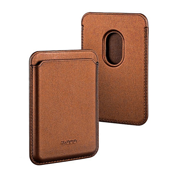 Кошелек для карт MagSafe Leather Wallet для Apple iPhone Коричневый