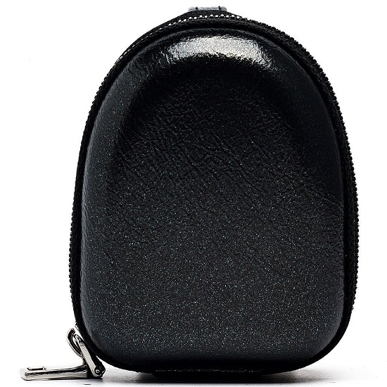 Чехол универсальный для наушников - Экокожа (black)