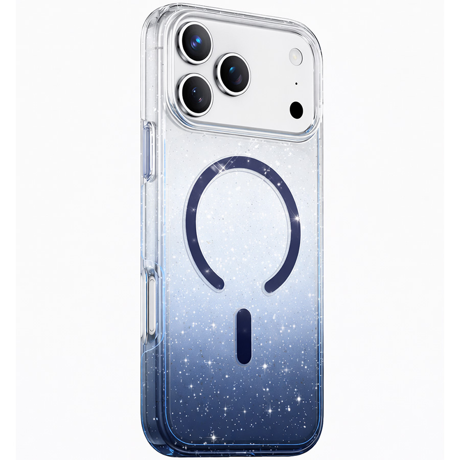 Задняя накладка KEEPHONE LILLIAN SHINING MagSafe Case для iPhone 17 Pro Max, Blue