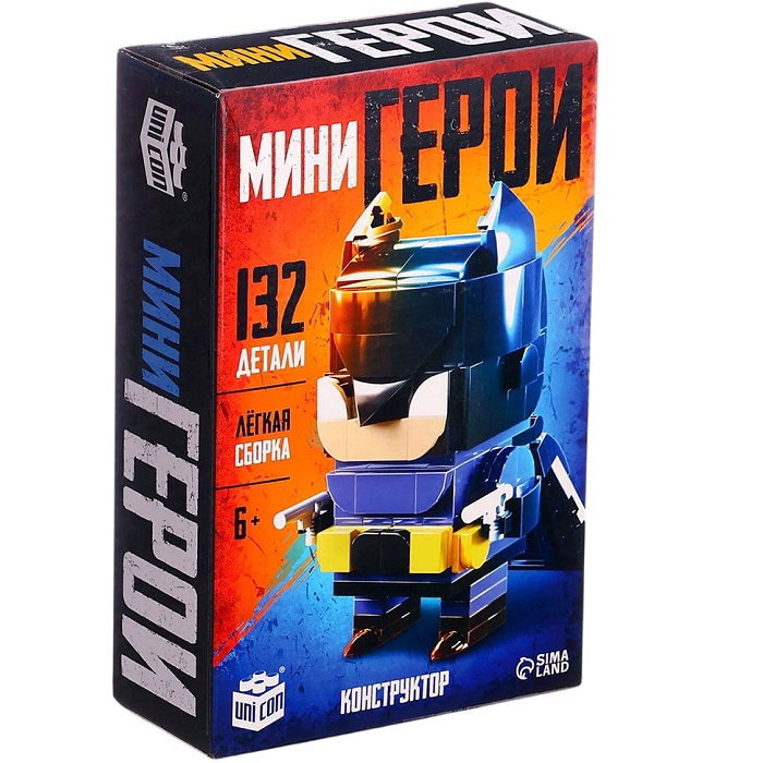 Конструктор UNICON Мини Герои, Ночной страж, 132 детали