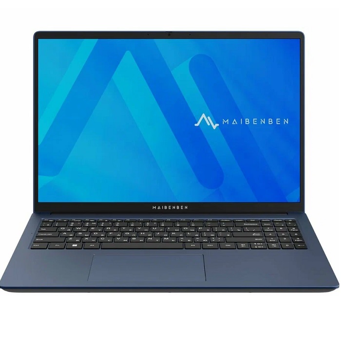 Ноутбук 16" Maibenben M657 (AMD Ryzen 7 - 5825U/ 16Gb/ SSD 1Tb/ DOS) (M6571SG0LURE3) мышь+коврик), синий