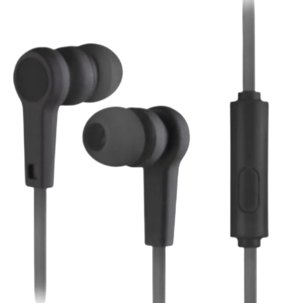 Наушники WALKER H330 «Soft touch» черные