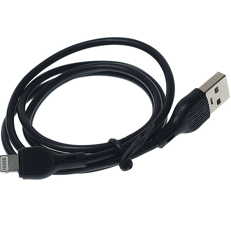 Кабель USB <--> Lightning 1.0м XO NB-200, чёрный