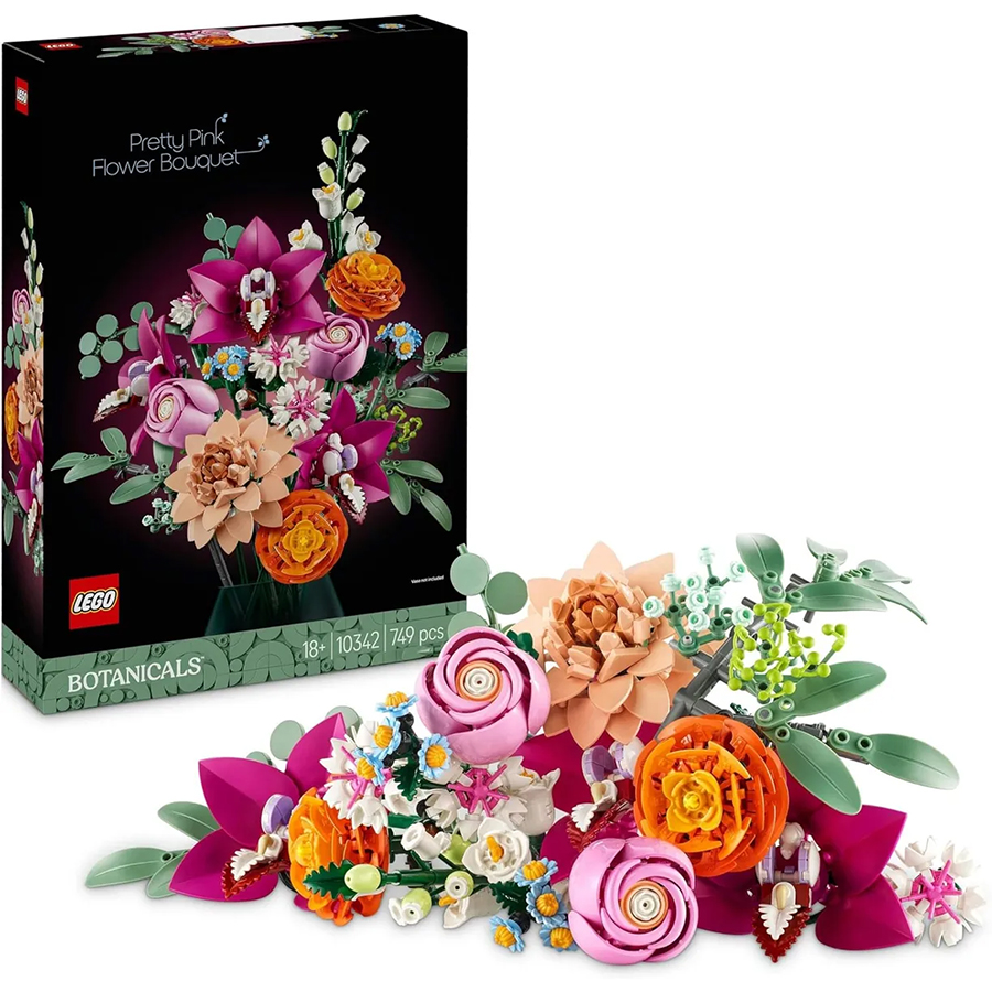 Конструктор LEGO ICONS 10342 BOTANICALS Красивый розовый букет цветов