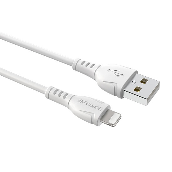 Кабель USB <--> Lightning  1.0м BOROFONE BX51 белый