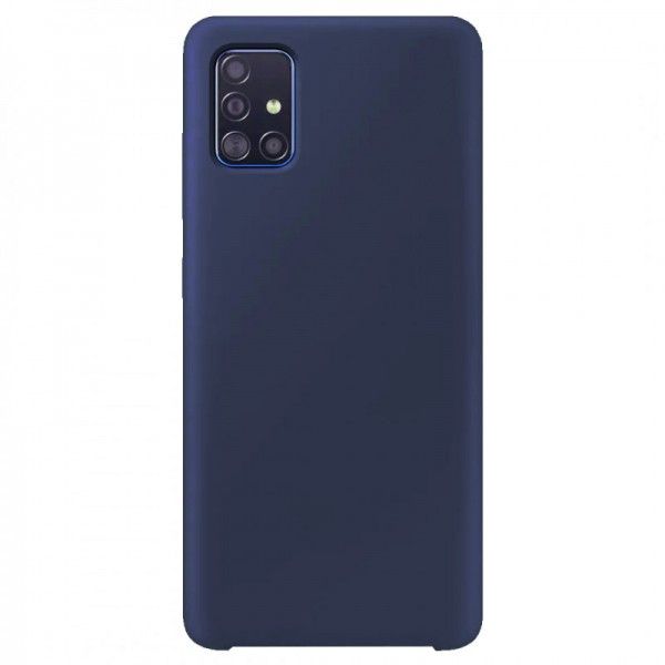 Задняя накладка ZIBELINO Soft Case для Samsung Galaxy A71 (A715) (темно-синий)