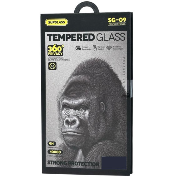Противоударное стекло SUPGLASS Privacy Glass SG-09 для iPhone17 Pro (Антишпион 360° )