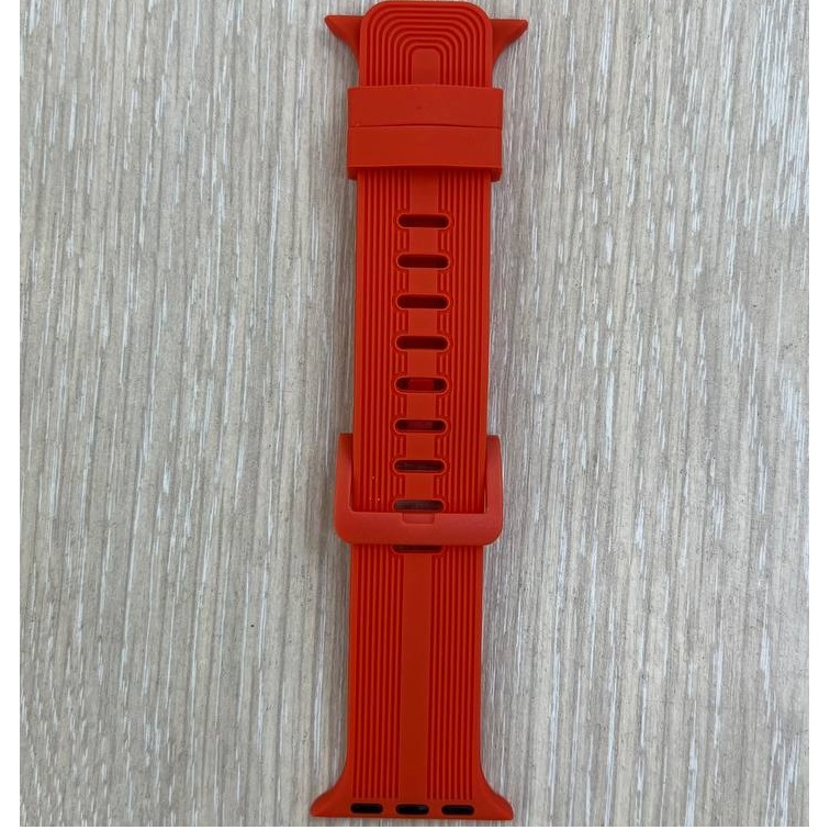 Силиконовый ремешок ISA для Apple Watch 38/40mm Sport Красный