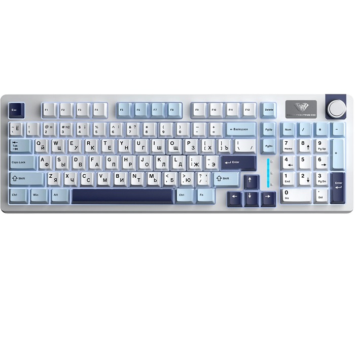Клавиатура AULA S98 Light Blue-White-Black Purple