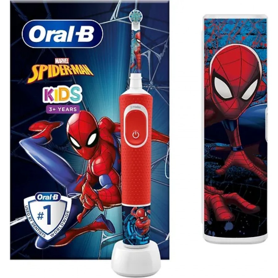 Зубная щетка ORAL-B Vitality Kids Spider-Man + Case