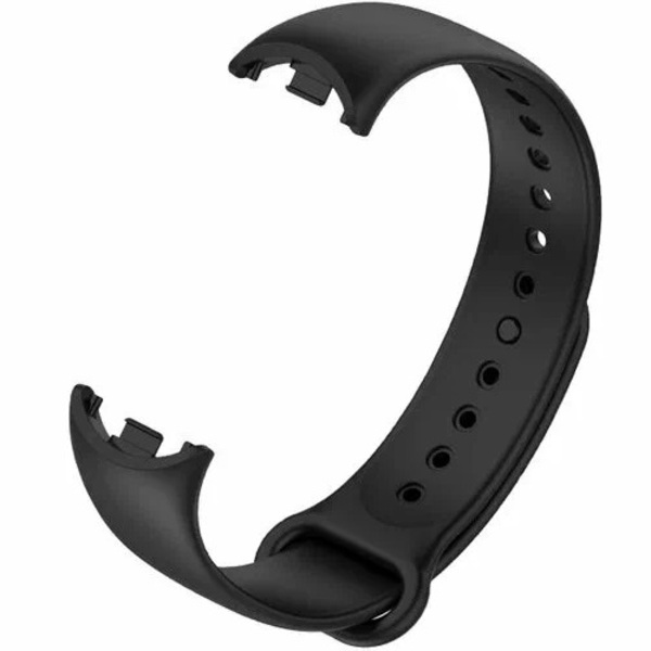 Силиконовый ремешок для XIAOMI MI Band 8/9 черный 