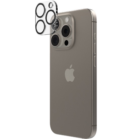 Противоударное стекло для камеры NONAME для iPhone 15 Pro Max цельное прозрачное