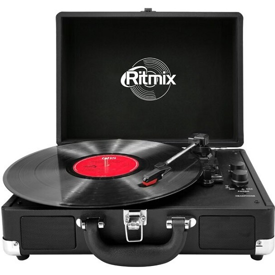 Виниловый проигрыватель RITMIX LP-120B black