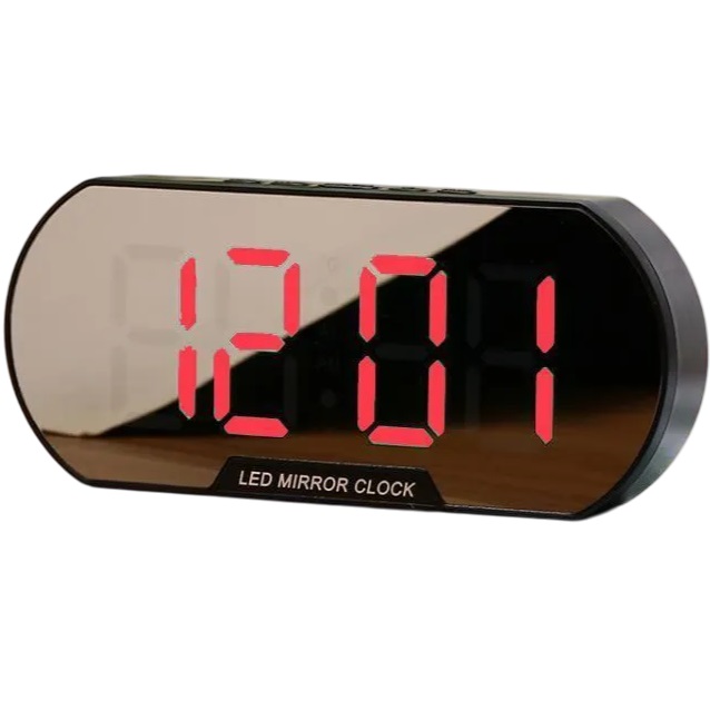 Часы электронные настольные NA-6099 красные