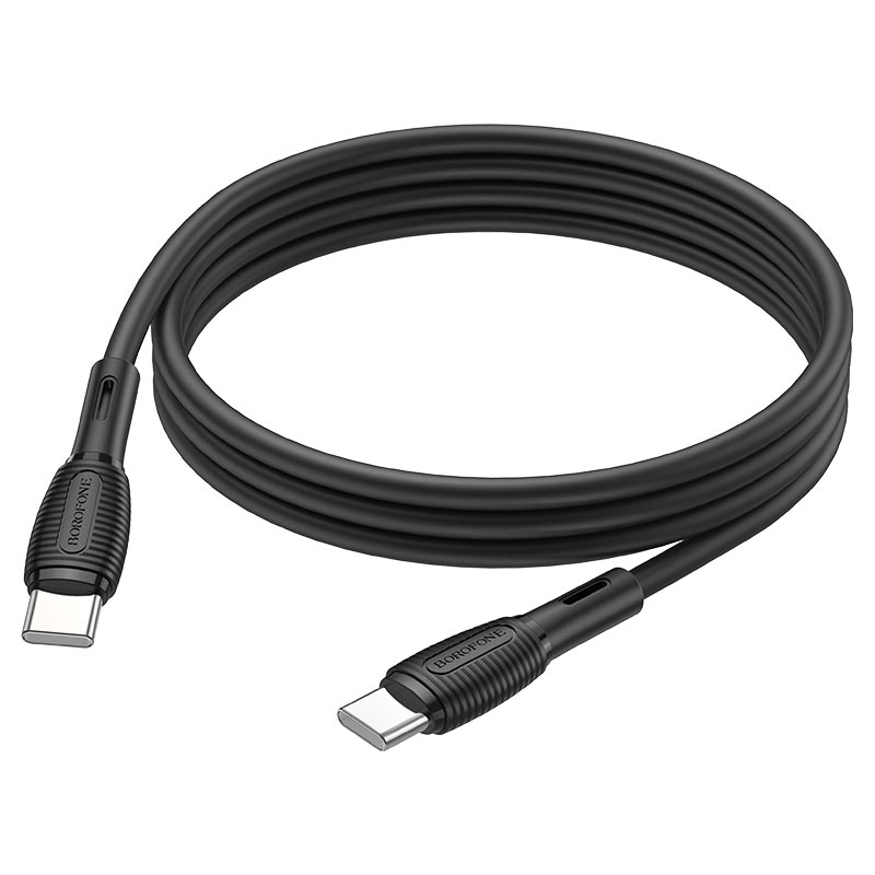 Кабель Type-C <--> Type-C  1.0м BOROFONE BX86 Advantage, чёрный