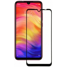 Противоударное стекло 11D FAISON для XIAOMI Redmi Note 7 Pro черное, полный клей