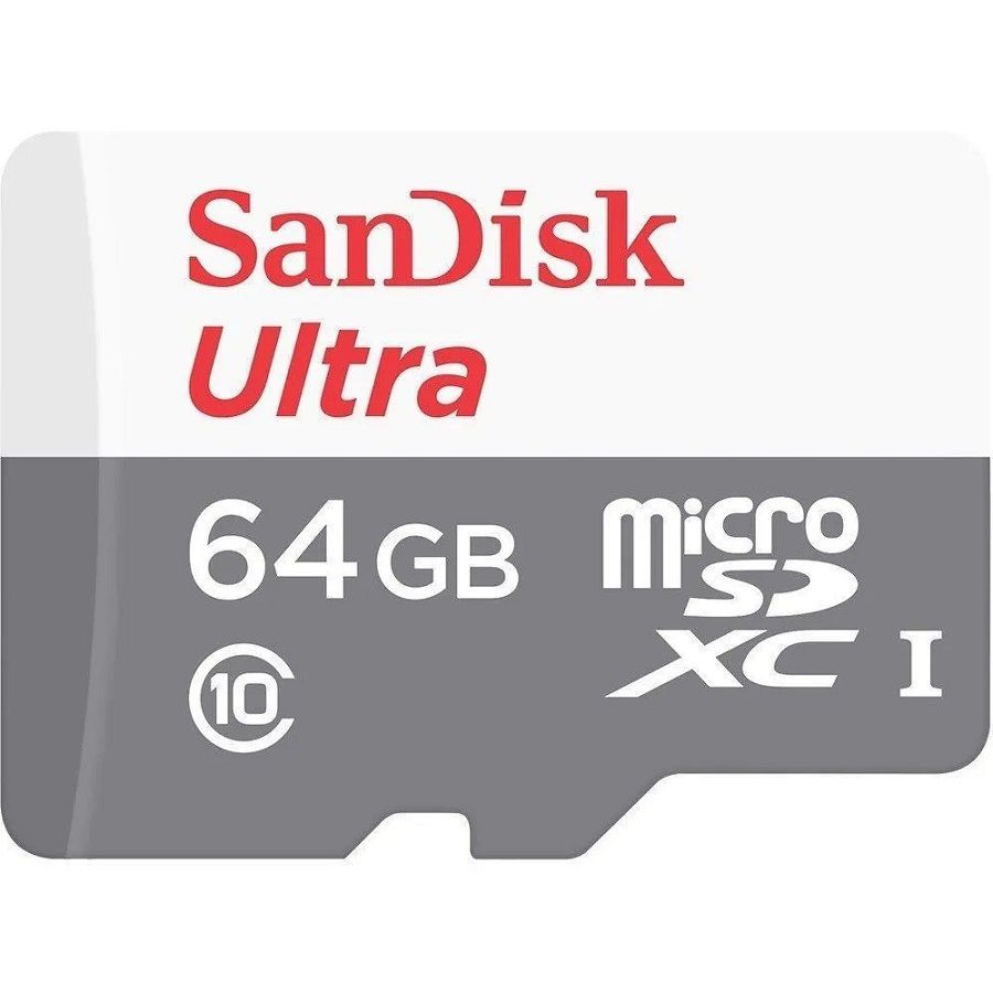 Micro SD 64Gb SanDisk Class 10 Ultra UHS-I 100MB/s без адаптера