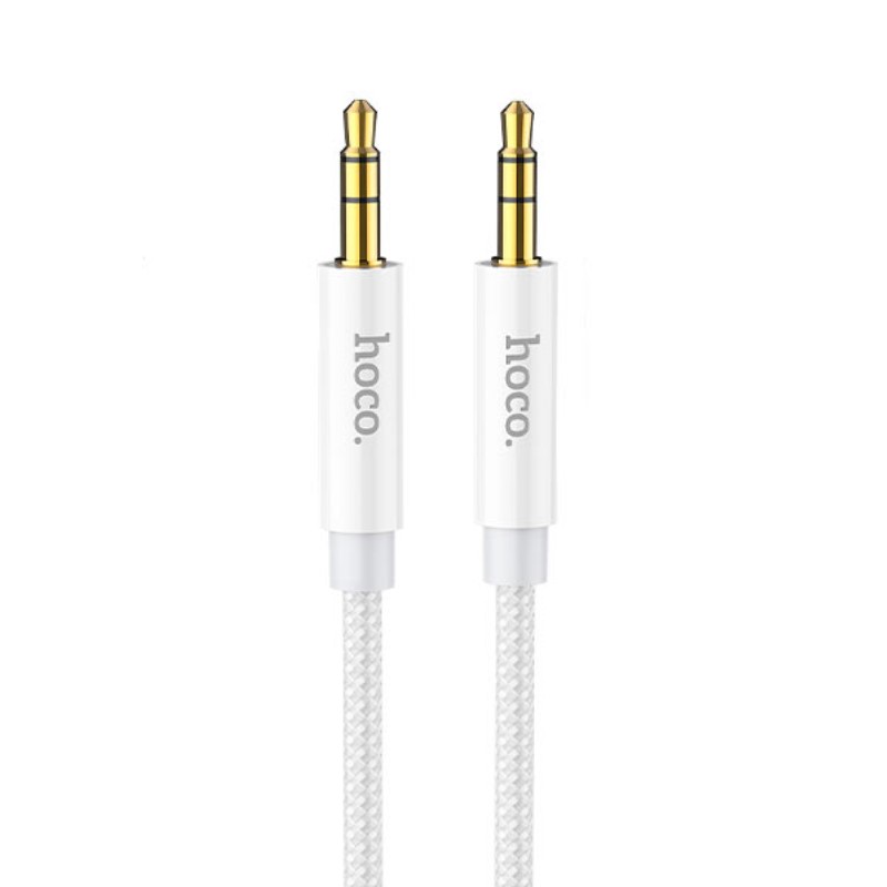 Кабель Jack 3.5 <--> Jack 3.5  2.0м HOCO UPA19 серебряный