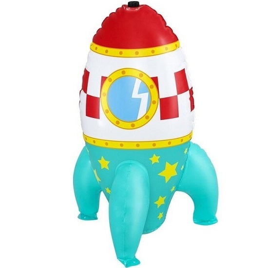 Надувная игрушка с разбрызгивателем BESTWAY "Космолет", 102х64х61см, от 2 лет, 52572