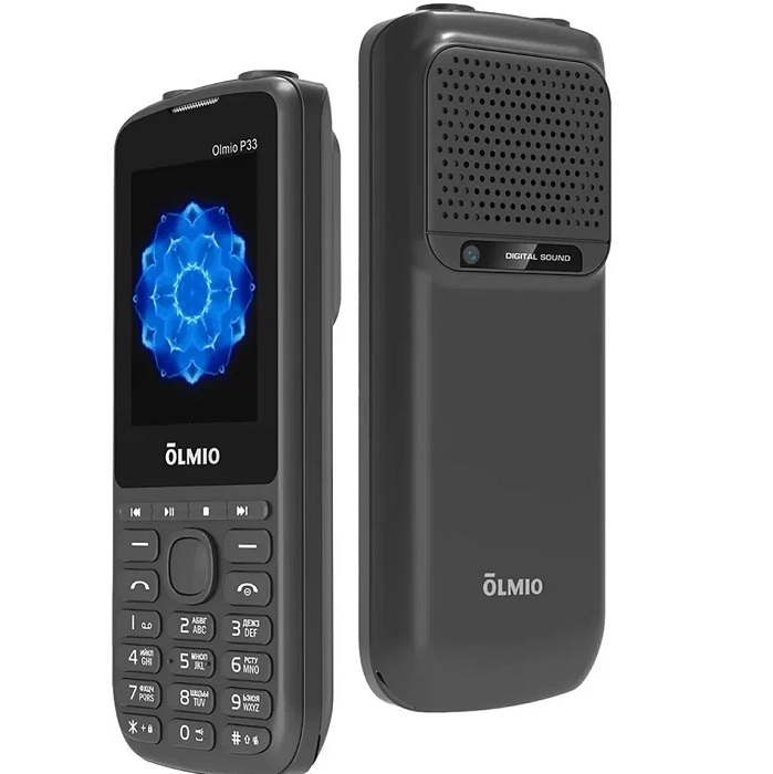 Телефон OlMIO P33 черный