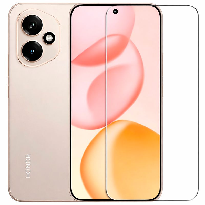 Противоударное стекло 5D ZIBELINO для Honor 400 5G (6.55") черный