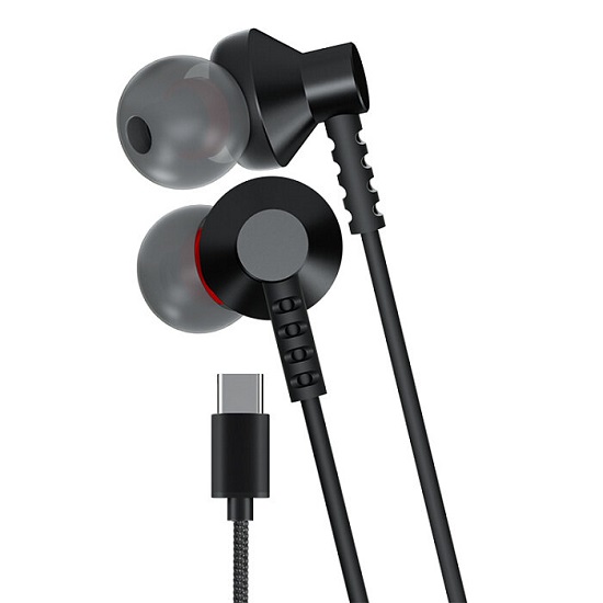 Наушники WALKER H725, Type-C, черные