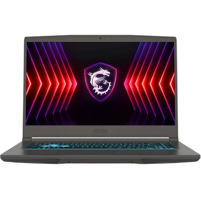 Ноутбук игровой 15.6" MSI Thin 15 B13VE-2650XRU (Intel Core i5-13420H/ 16GB/ SSD 512GB/ RTX 4050-6GB/ DOS) (9S7-16R831-2650), Gray