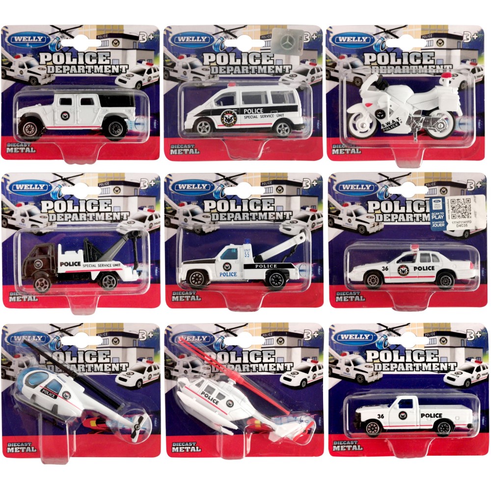 Спец. техника WELLY 7,5 см., в асс., 36 шт.