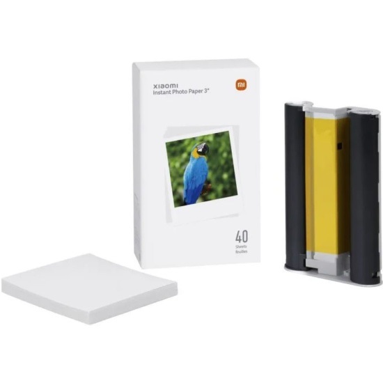 Фотобумага Xiaomi Instant Photo Printer 1S Set Paper 3 (40 листов) BHR6756GL