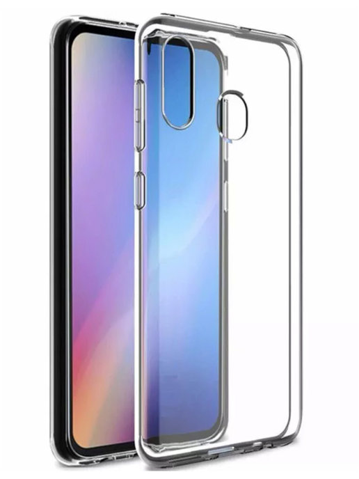 Задняя накладка Innovation для Samsung M30, силиконовый, прозрачный 5188381