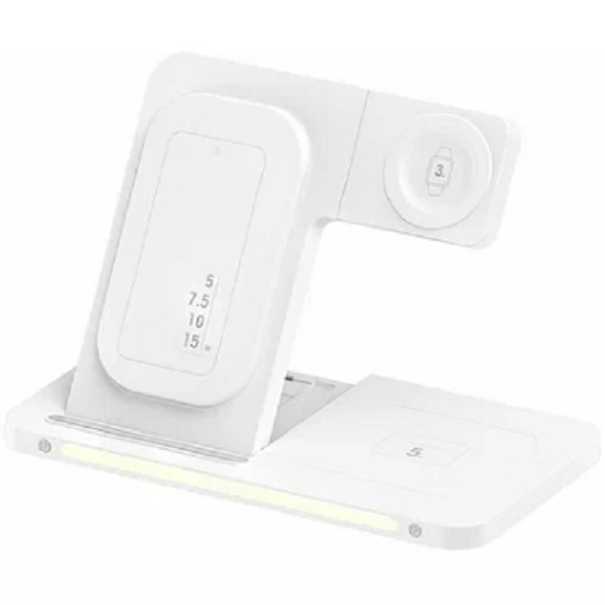 Беспроводное ЗУ REMAX RP-W83, белый, 23W, 3в1